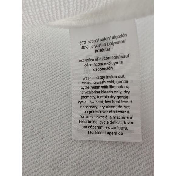 Tommy Hilfiger Sweatshirt Womens Medium Polar Bear Heart Crewneck Pullover Cute - Picture 5 of 13